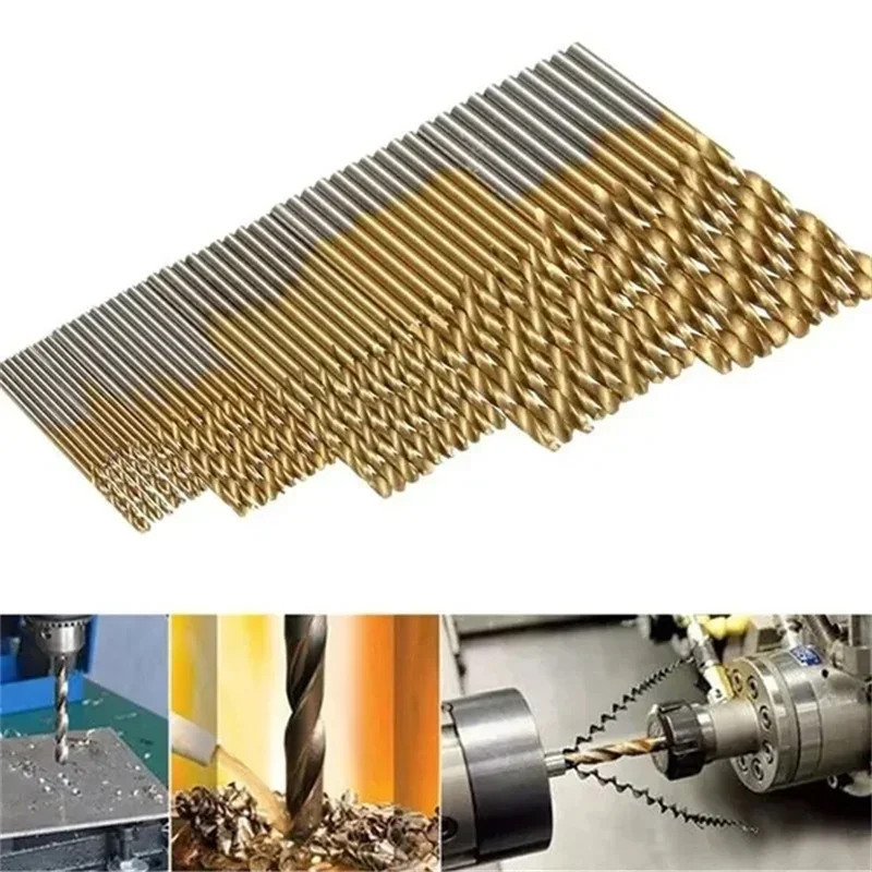 Power Quality Tools - Conjunto de brocas helicoidais revestidas de