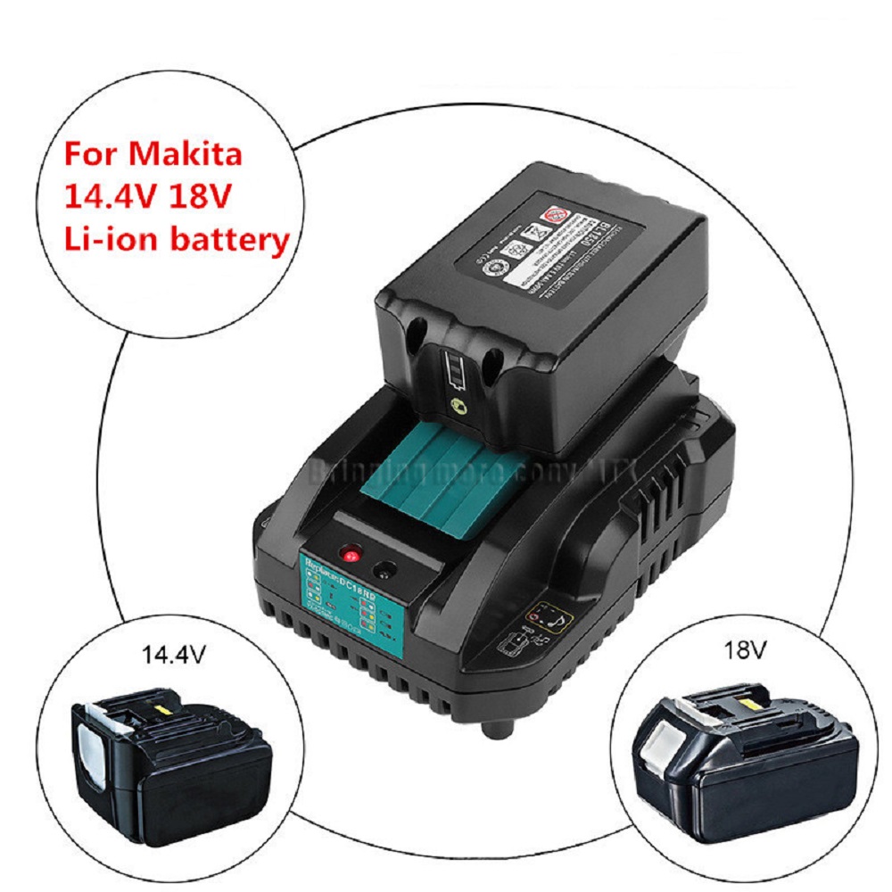 Power Quality Tools - Carregador de Bateria 4A para Makita