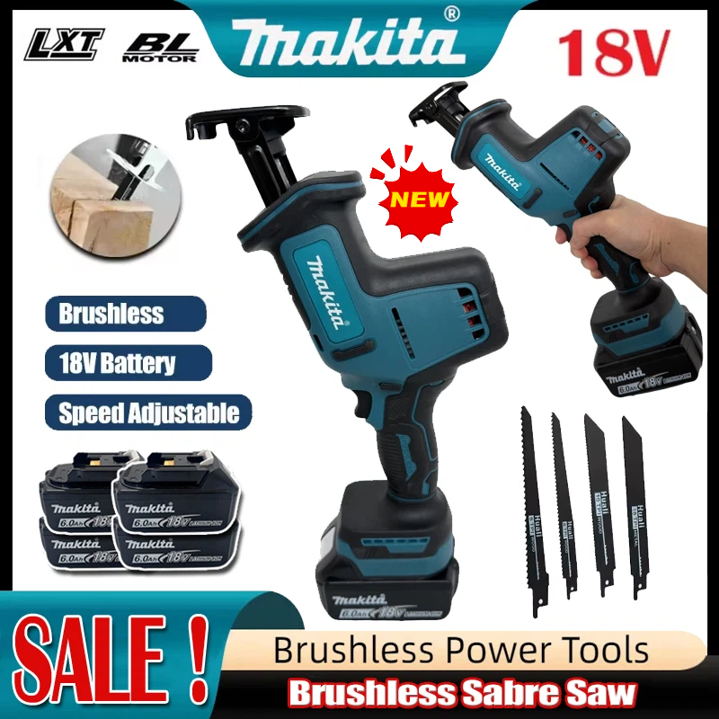 Power Tools Used - Serra Sabre Makita 2026 Sem Fio