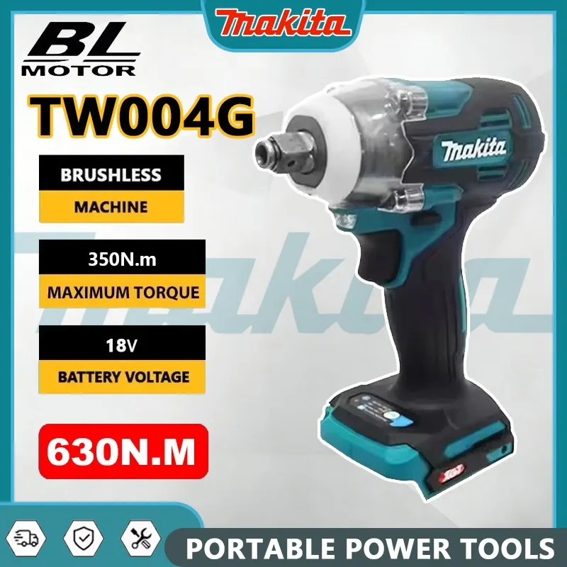 Power Tools Used - Makita TW004G 630N.m Parafusadeira sem escova,