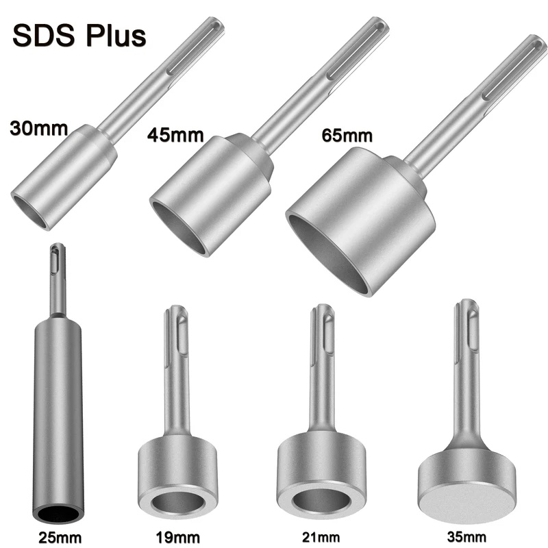 Hammer Drill Sds - Ponteira de Aço Temperado SDS-Plus 19/21/25/35mm
