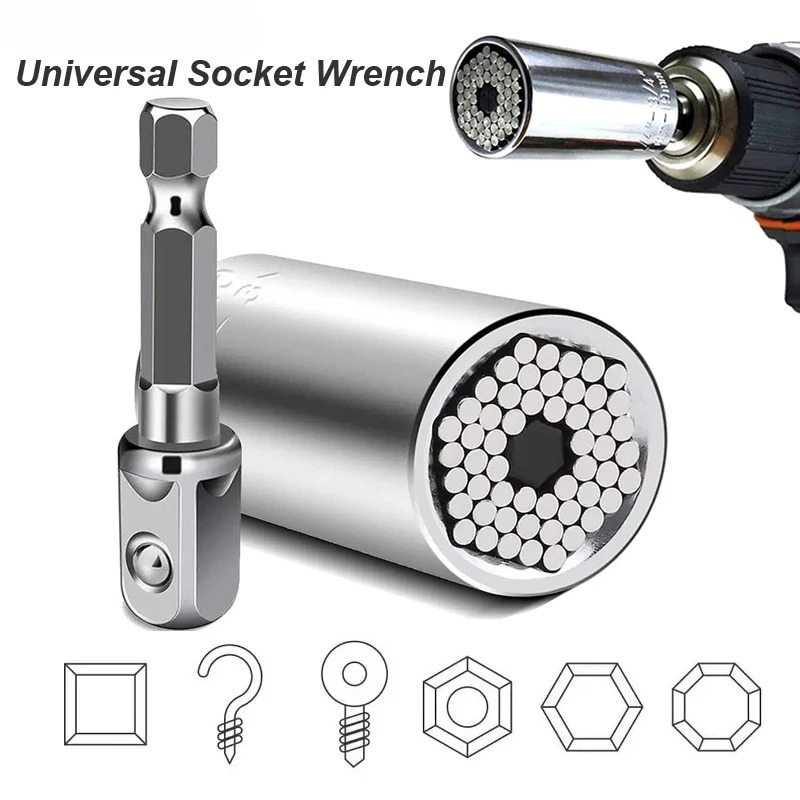 Power Key Tools - Conjunto de Adaptadores de Soquete Universal
