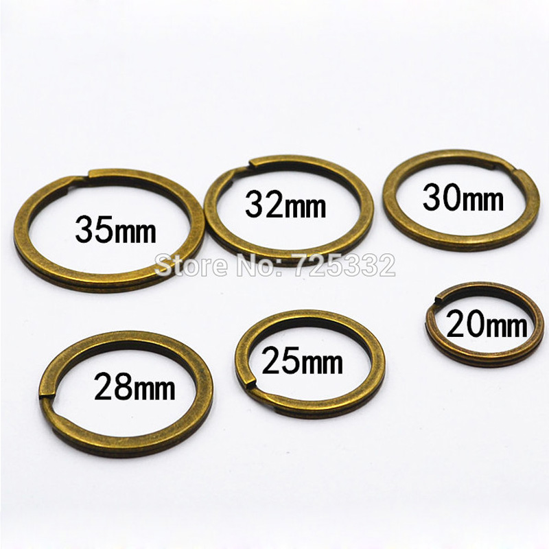 Power Key Tools - 100 pçs diy chaveiro metal vintage