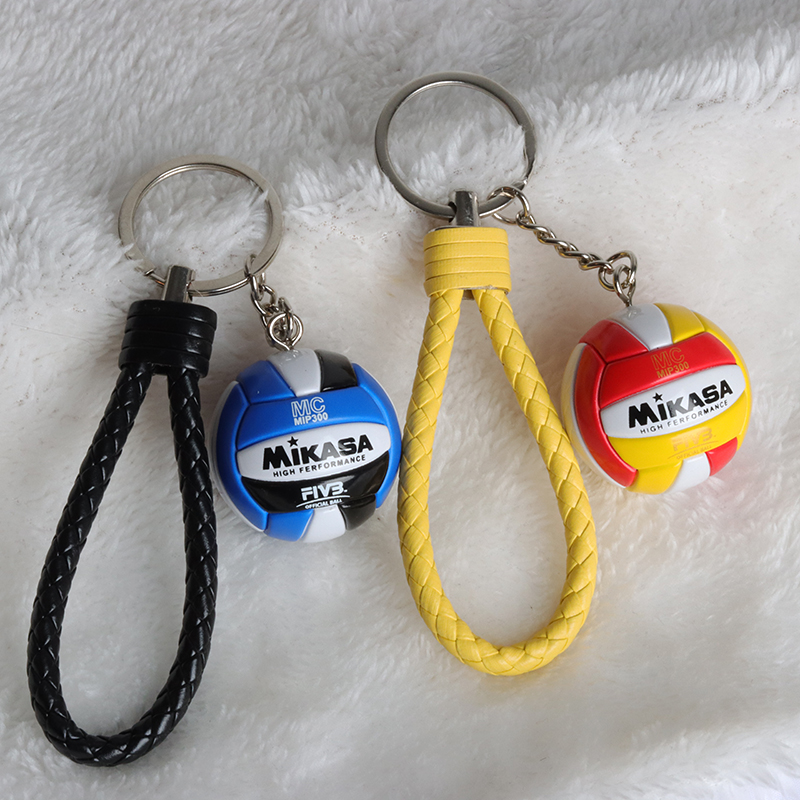 Power Key Tools - 1 pçs pvc voleibol chaveiro ornamentos