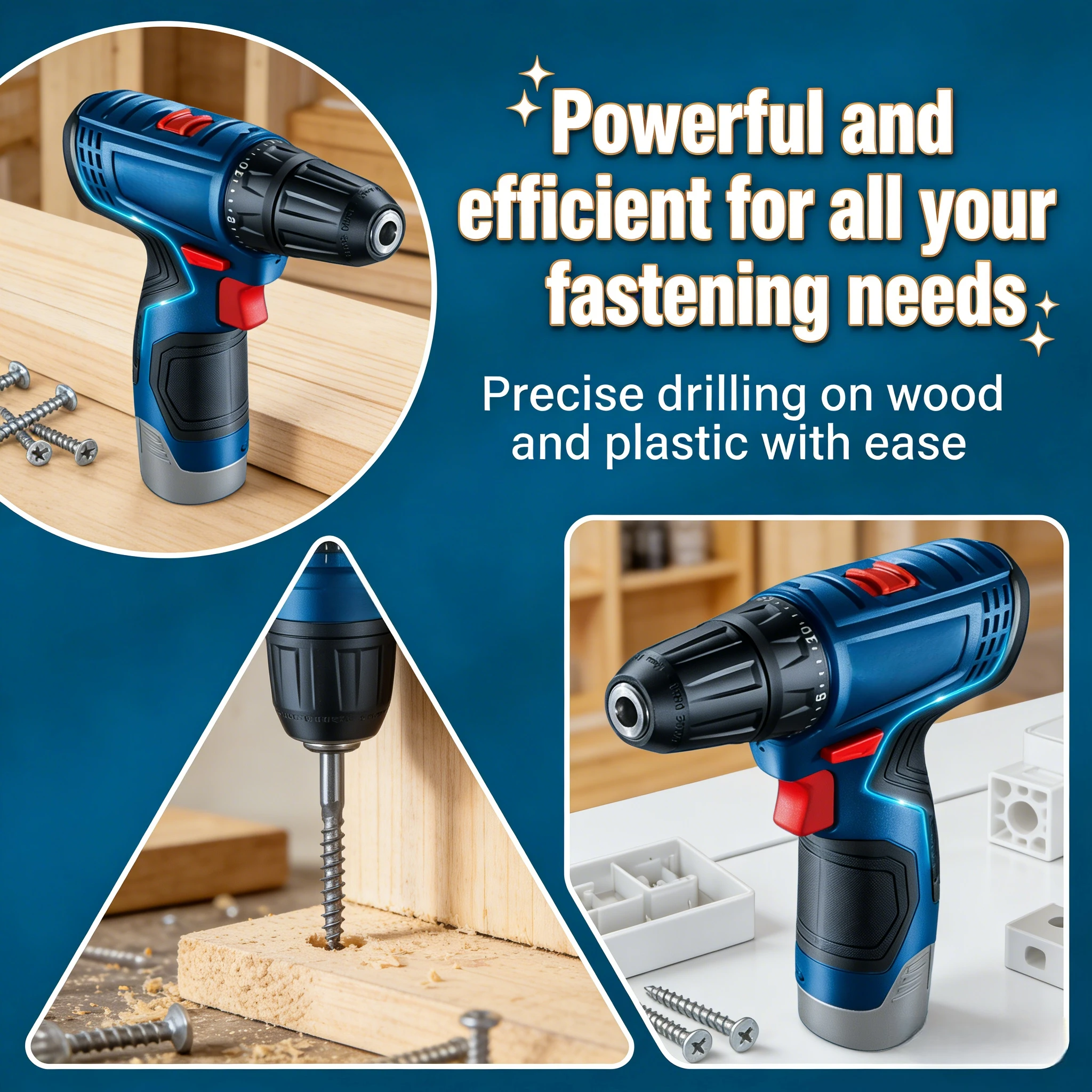 Power Tools Used - Furadeira Elétrica Bosch GSR 120-LI 12V