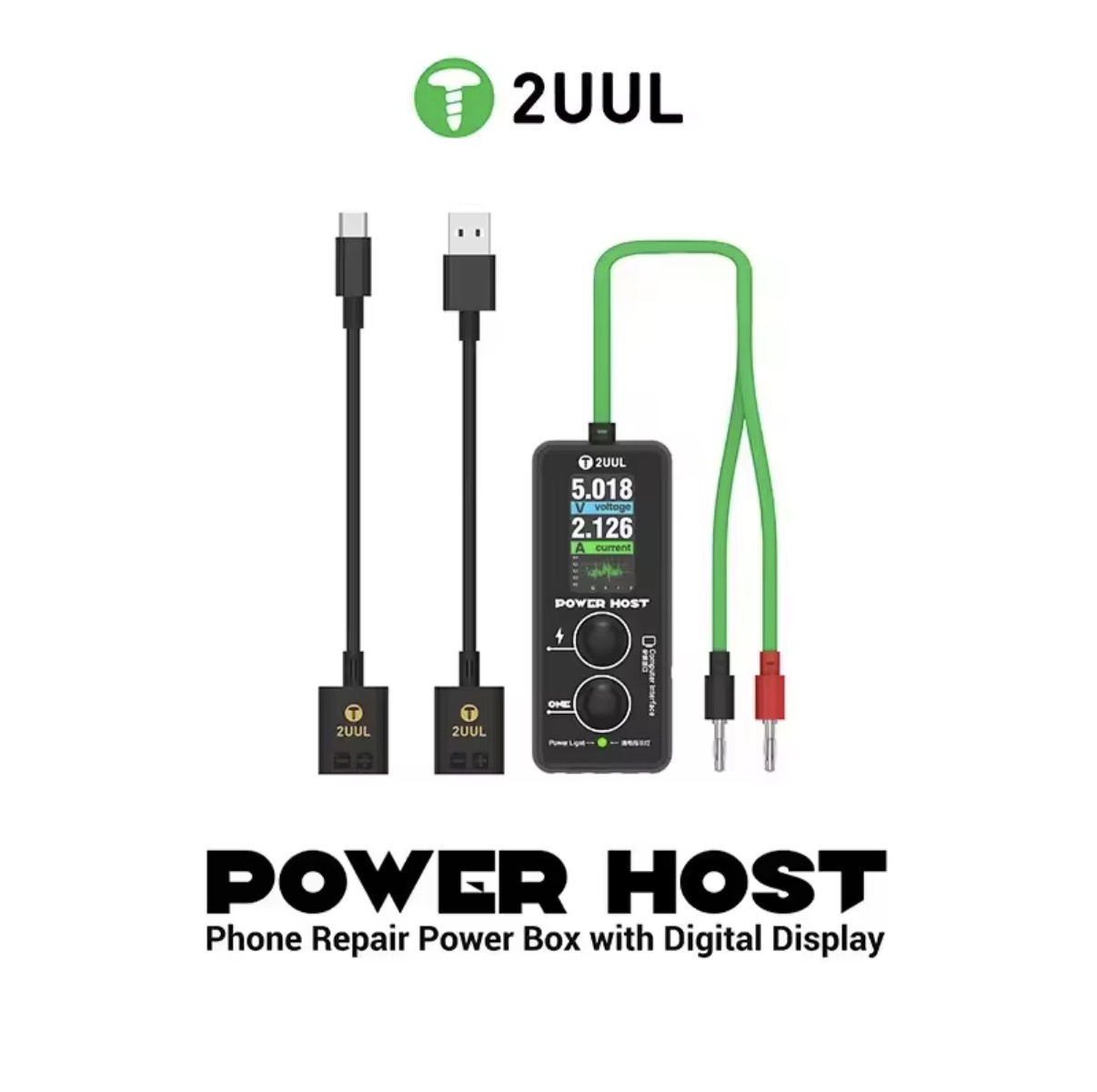 Power Key Tools - Medidor de Ampere e Voltagem 2UUL