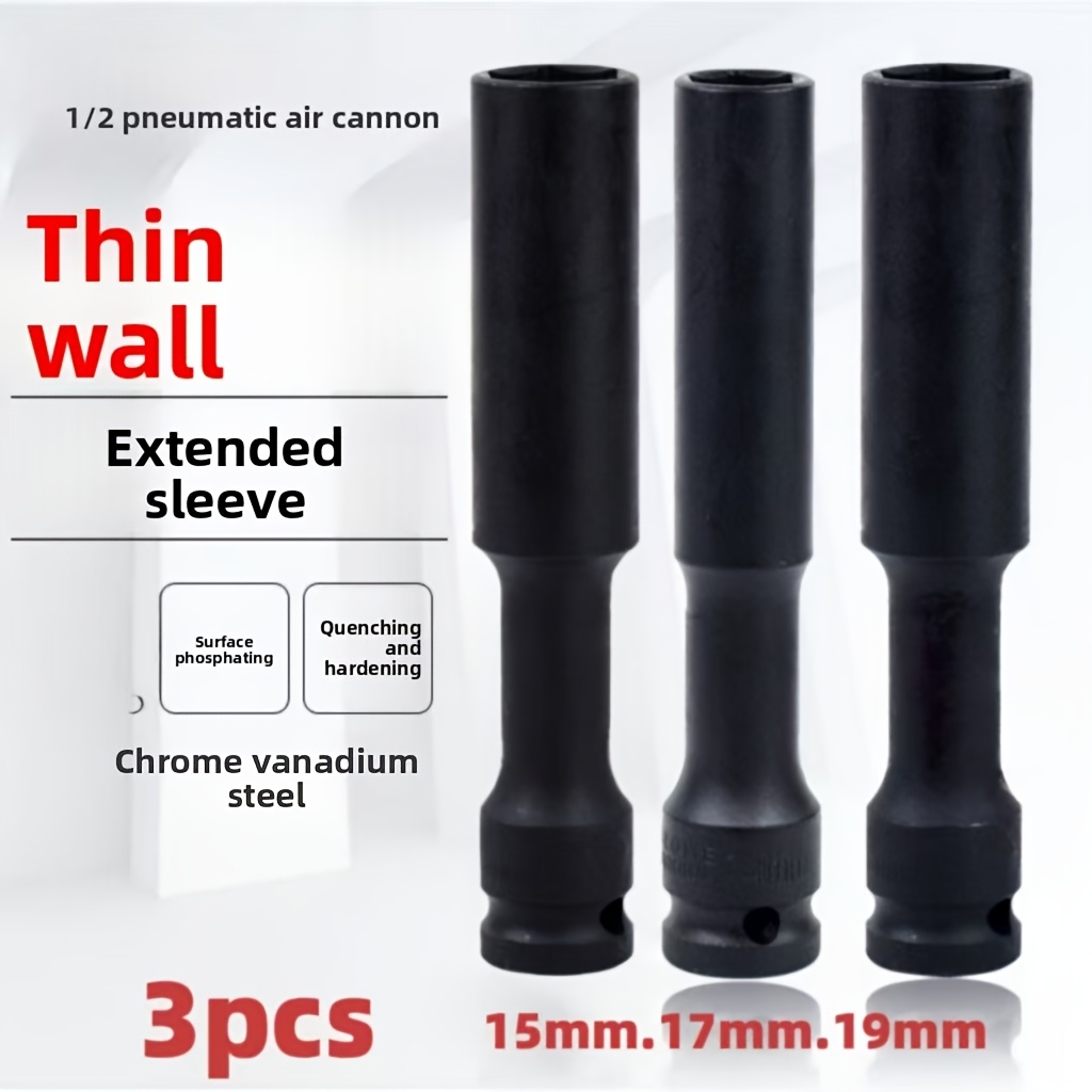Power Tools Pneumatic - Conjunto de soquetes de impacto de