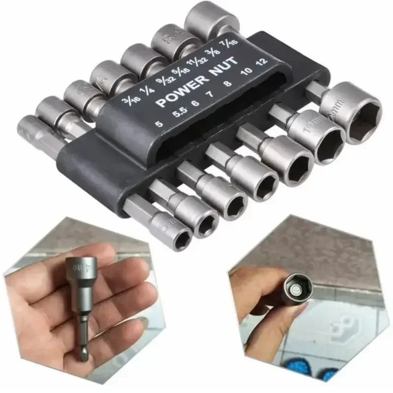 Power Tools Extension - 9/14 pçs conjunto chave de soquete