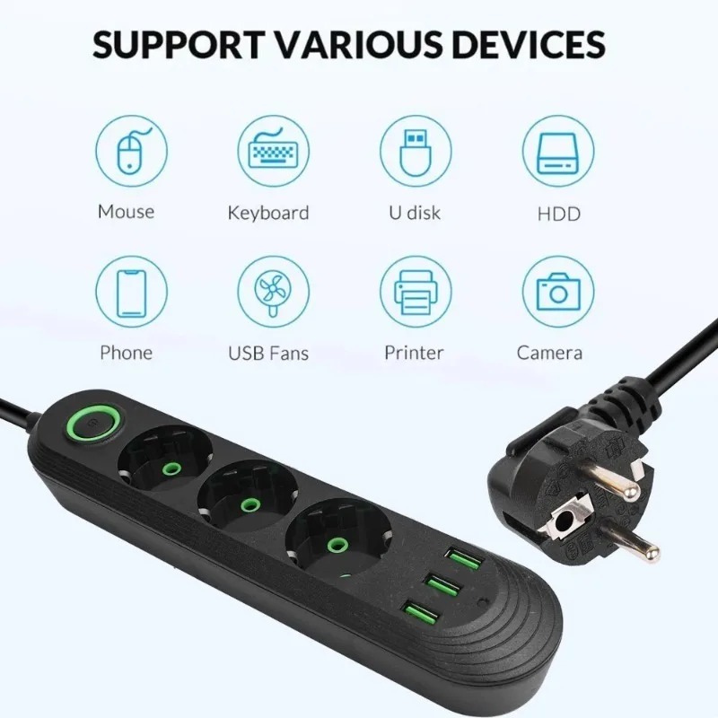 Tomada AC com Plugue EU 2500W, - Power Tools Extension avaliação e preço