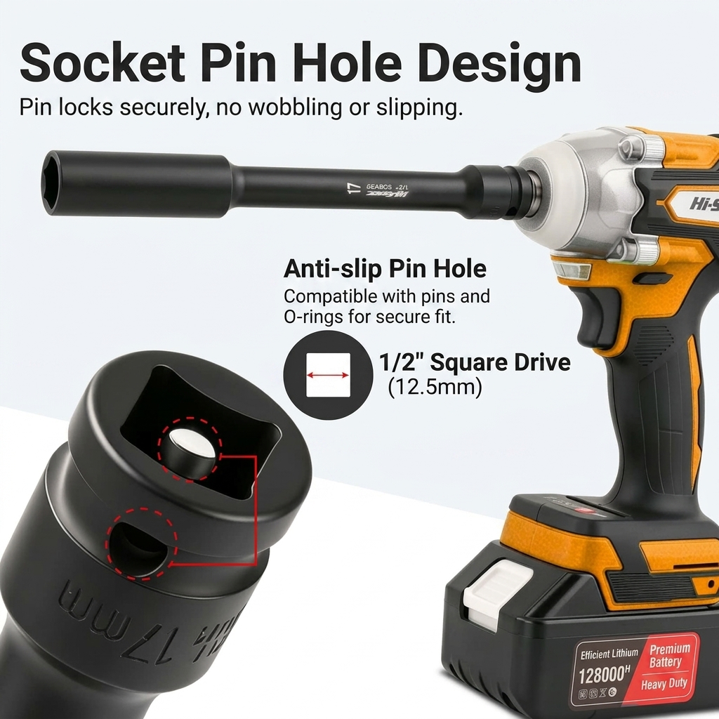 Soquete de Impacto Extra Longo - Power Tools Pneumatic avaliação e preço