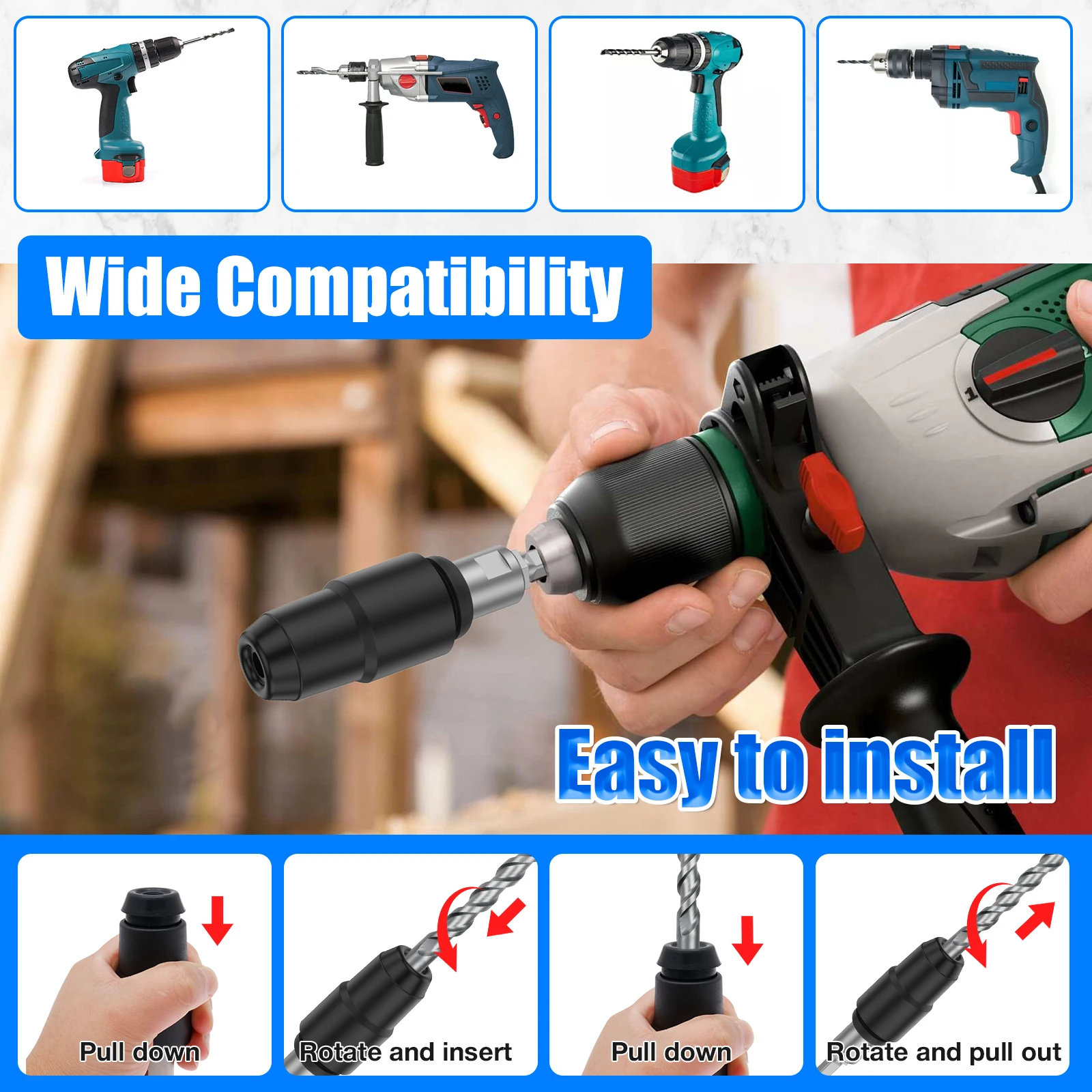 Adaptador SDS Plus para SDS Ma - Hammer Drill Sds avaliação e preço