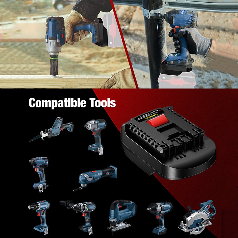 Haksinky par20bos adaptador de - Power Tools Battery Adapter avaliação e preço