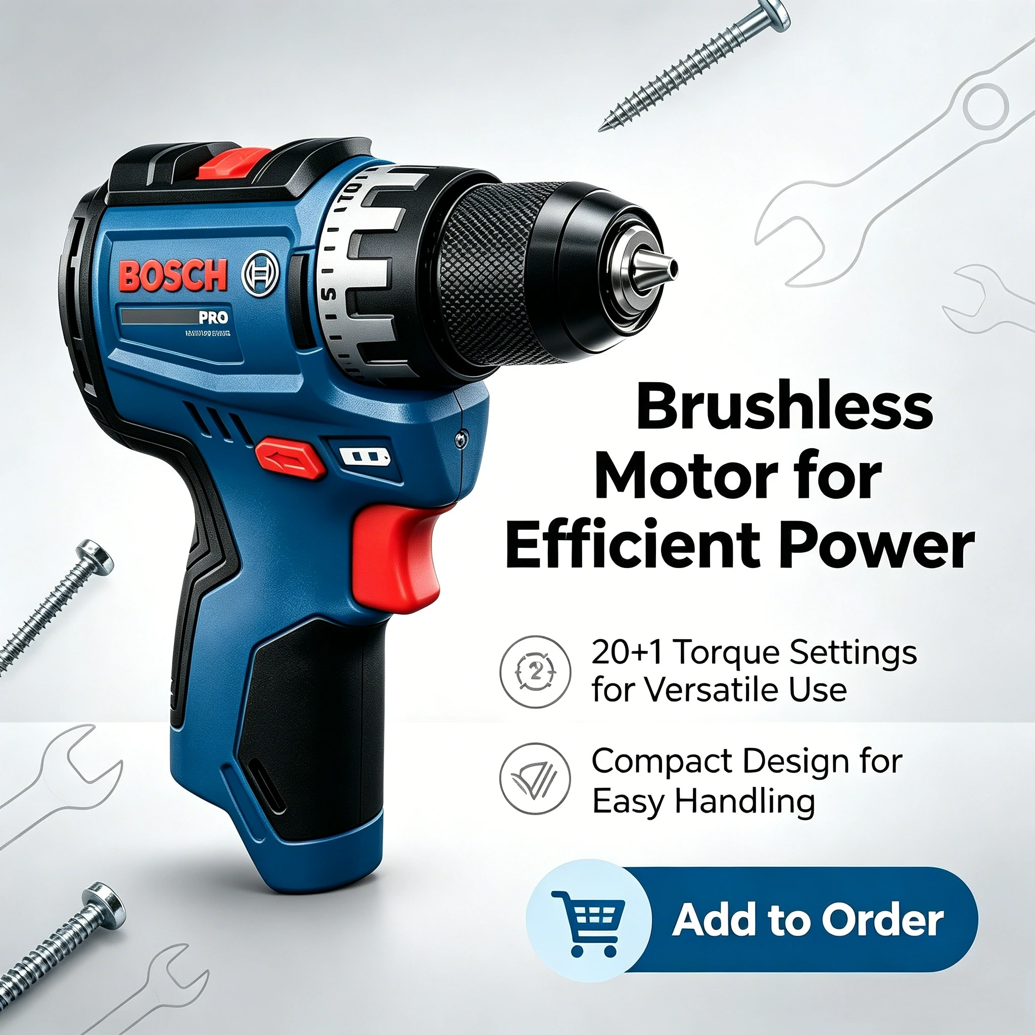 Furadeira sem fio Bosch Profes - Power Tools Used avaliação e preço