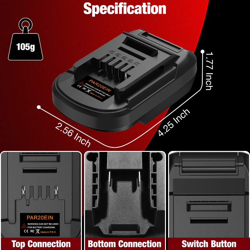 Adaptador de Bateria HAKSINKY  - Power Tools Battery Adapter avaliação e preço