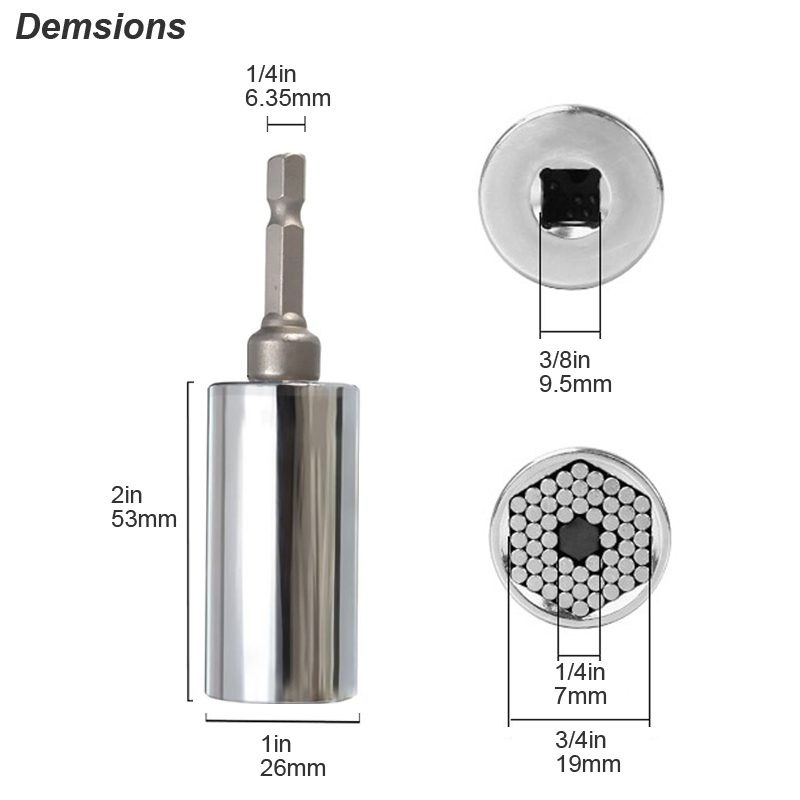 Conjunto de Adaptadores de Soq - Power Key Tools avaliação e preço