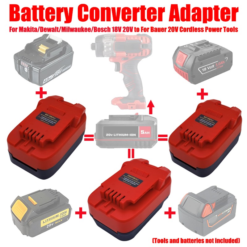 ALASICKA MT18BAU DM20BAU BS18B - Power Tools Battery Adapter avaliação e preço