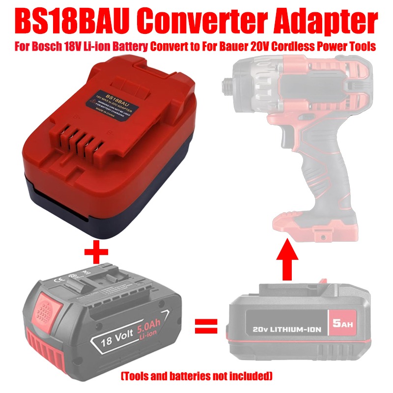 ALASICKA MT18BAU DM20BAU BS18B - Power Tools Battery Adapter avaliação e preço