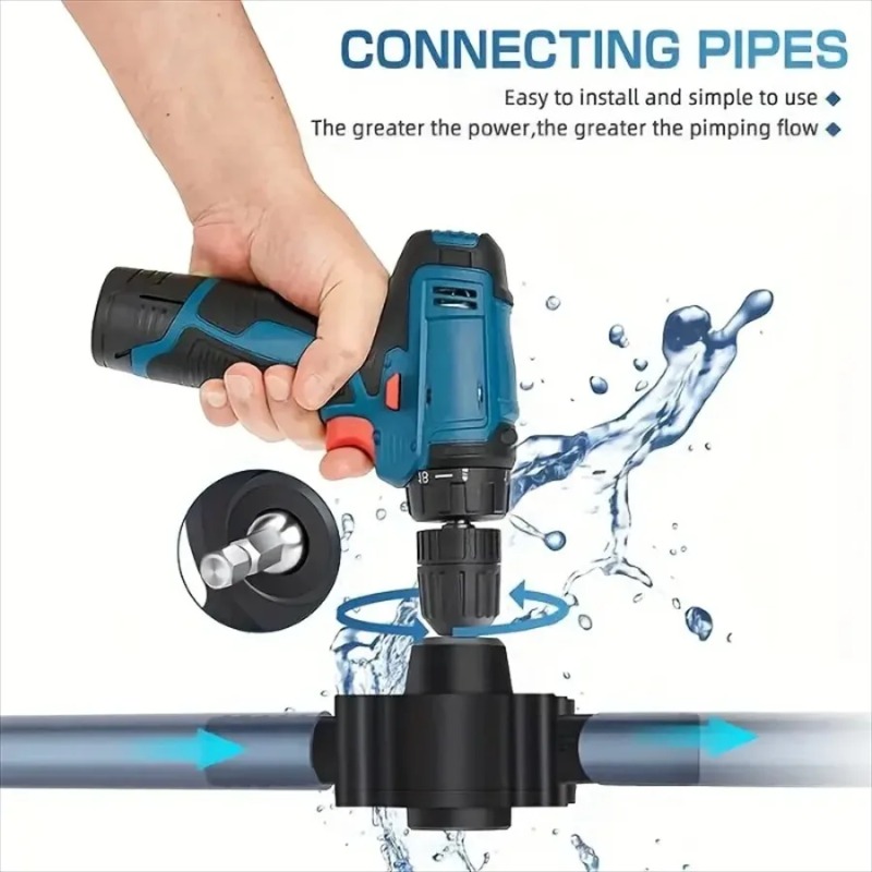 Bomba de broca elétrica portát - Power Tools Plumbing avaliação e preço