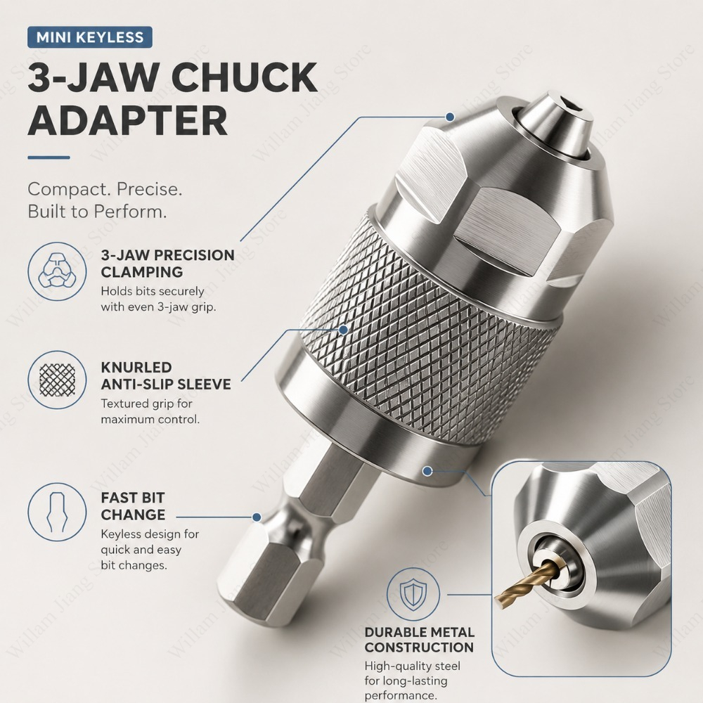 Adaptador de Mandril de 3 Garr - Power Tools Used avaliação e preço