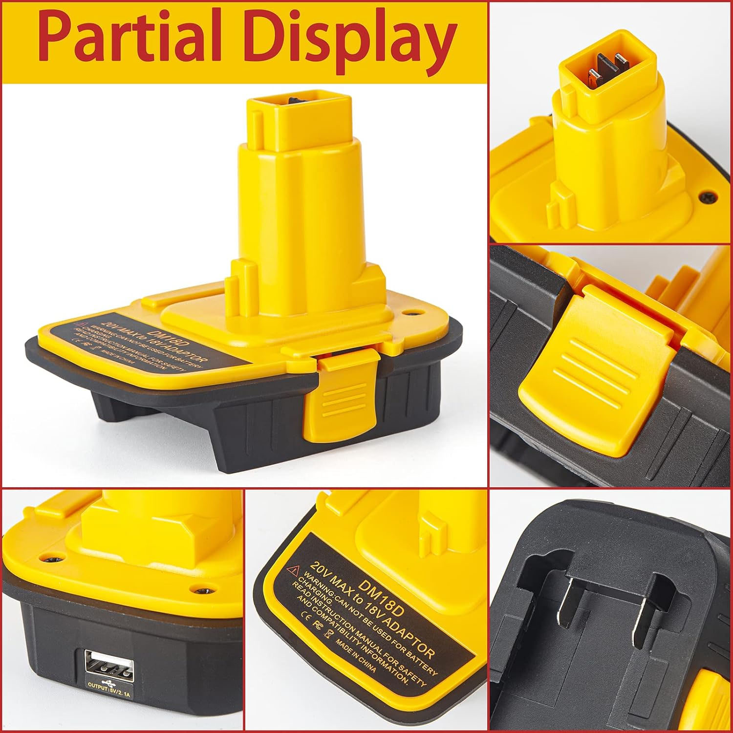 Adaptador de bateria dm18d com - Power Tools Battery Adapter avaliação e preço